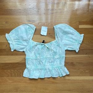 Forever 21 mint shirt
